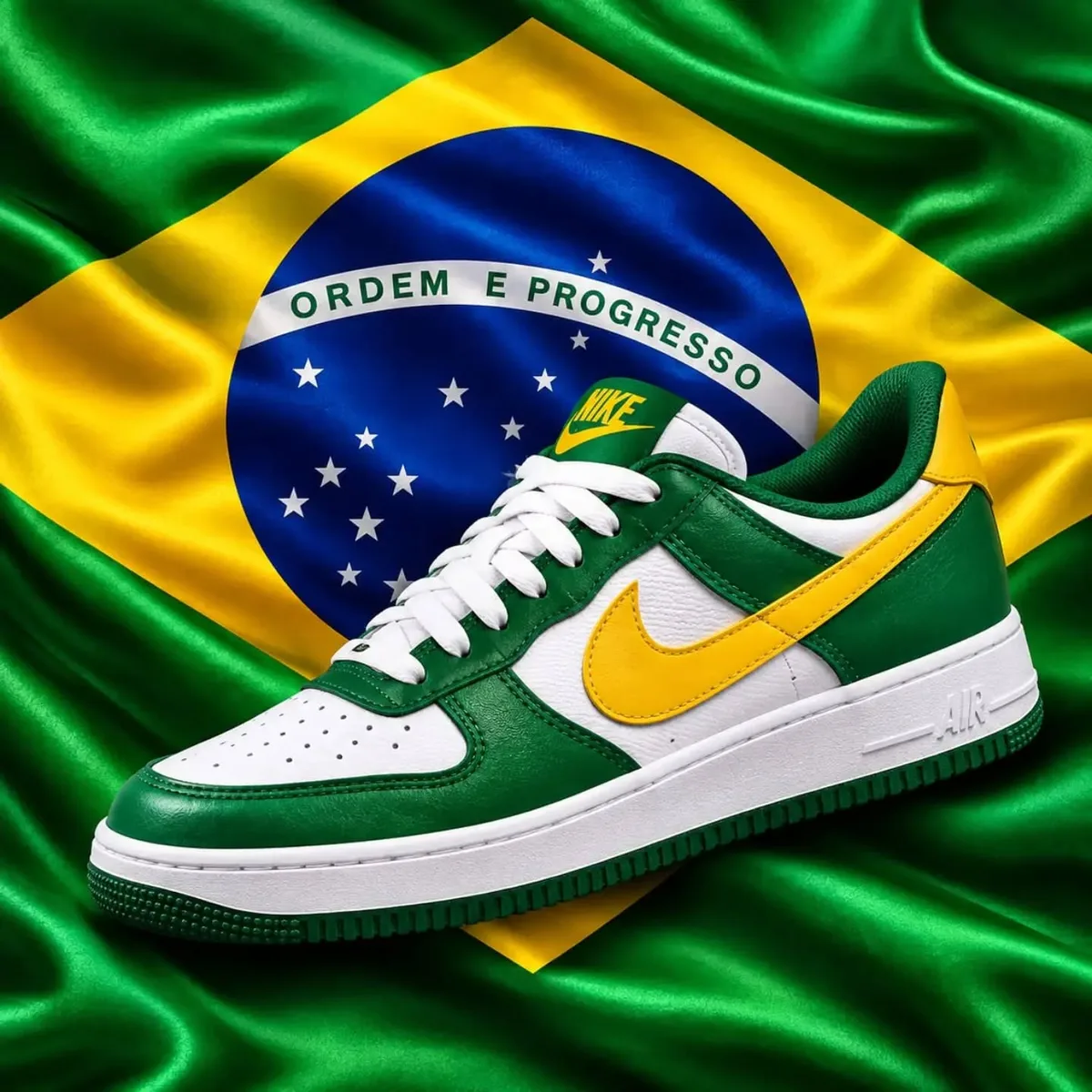 Nike Brasil, verde e amarelo